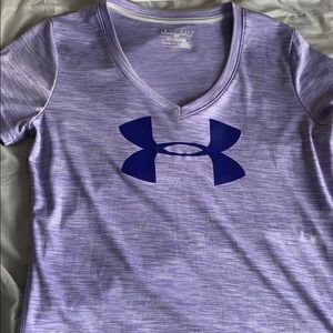 Purple Under Armour t-shirt